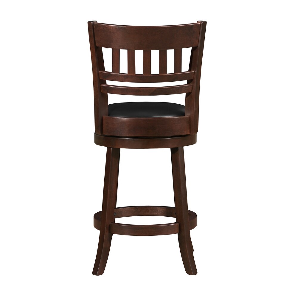 Aris Lattice Back Swivel Barstool