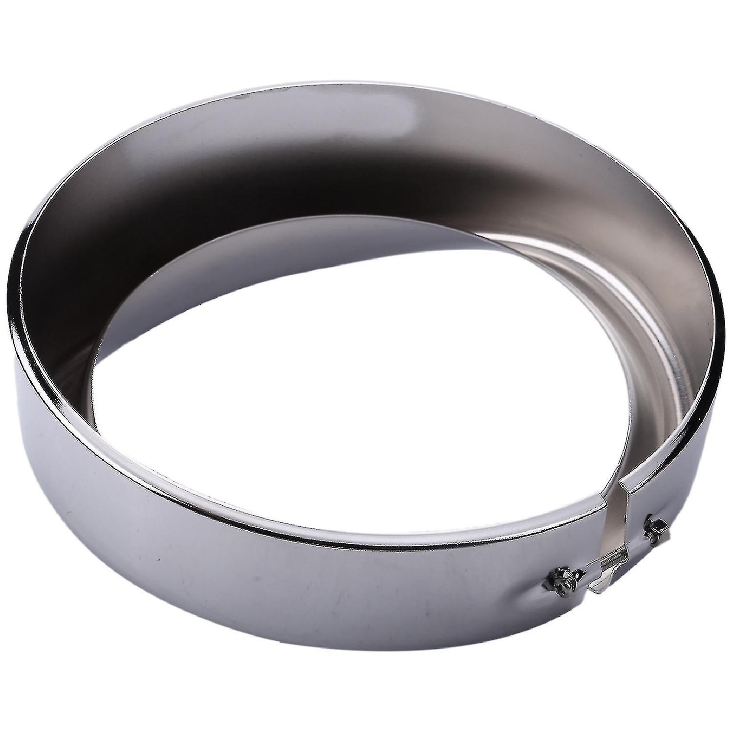 1pcs 7 Inch Headlight Trim Ring Head Light Lamp Visor Motorcycle Headlight Chrome Decorate Compatib