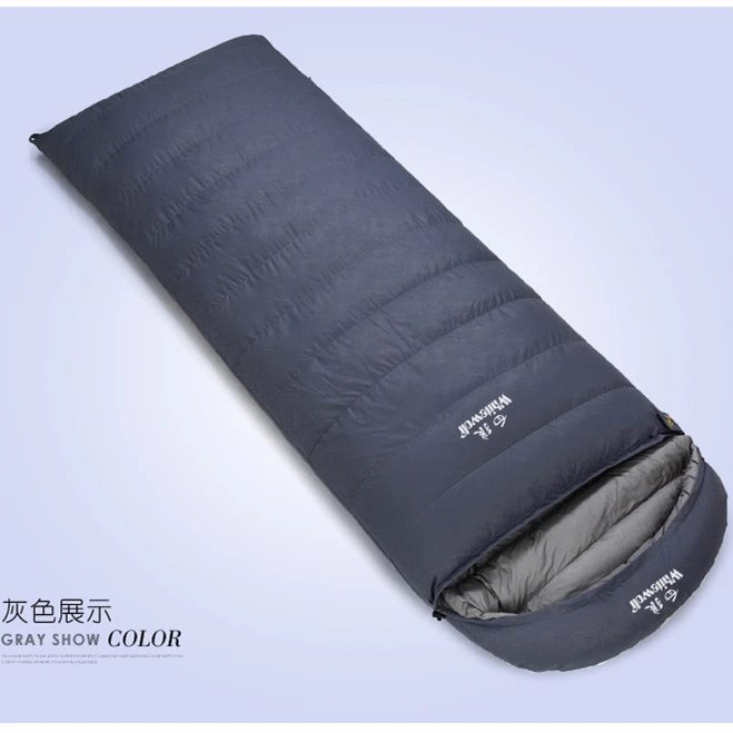 Shanghai 2022 Sleeping bag for adults nap envelope down sleeping bag 1000G white duck down envelope outdoor camping sleeping bag