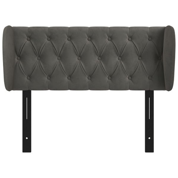 vidaXL Headboard with Ears Light Gray 64.2