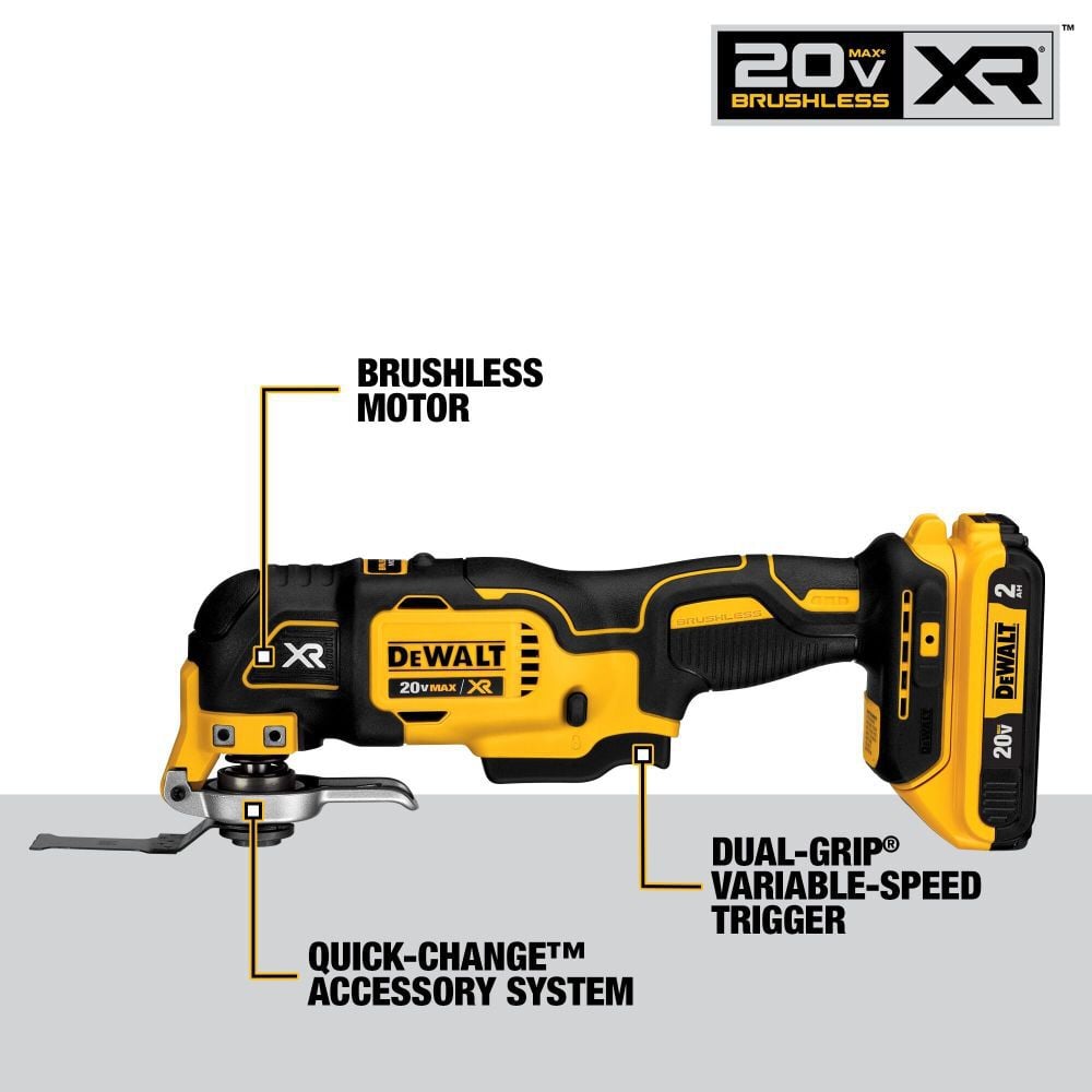 DEWALT 20V MAX 6 Tool Combo Kit Brushless Cordless DCK675D2 from DEWALT