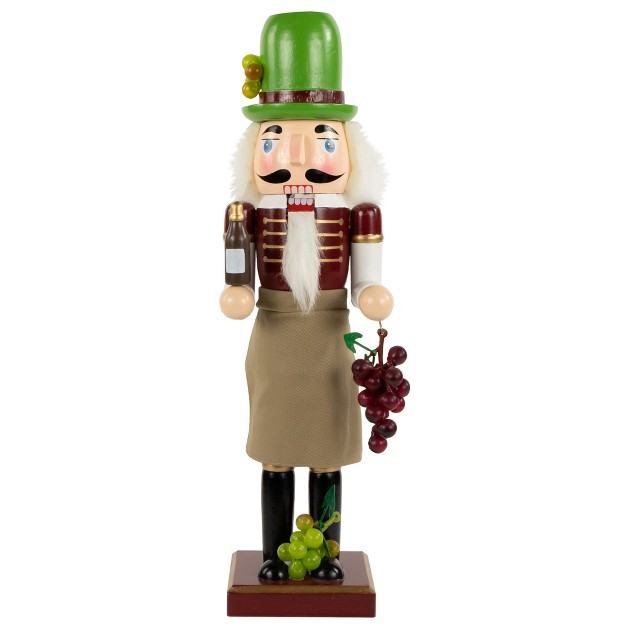 Green And Red Wine With Grapes Christmas Nutcracker