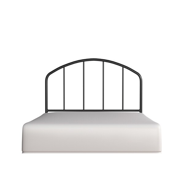 Carbon Loft Cronkite Black Metal Headboard with Arched Spindle Design - - 30408005