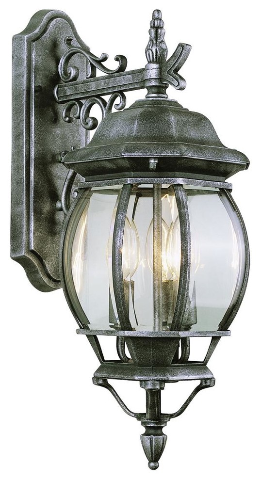 3 Light Coach Lantern   Mediterranean   Outdoor Wall Lights And Sconces   by Rlalighting  Houzz