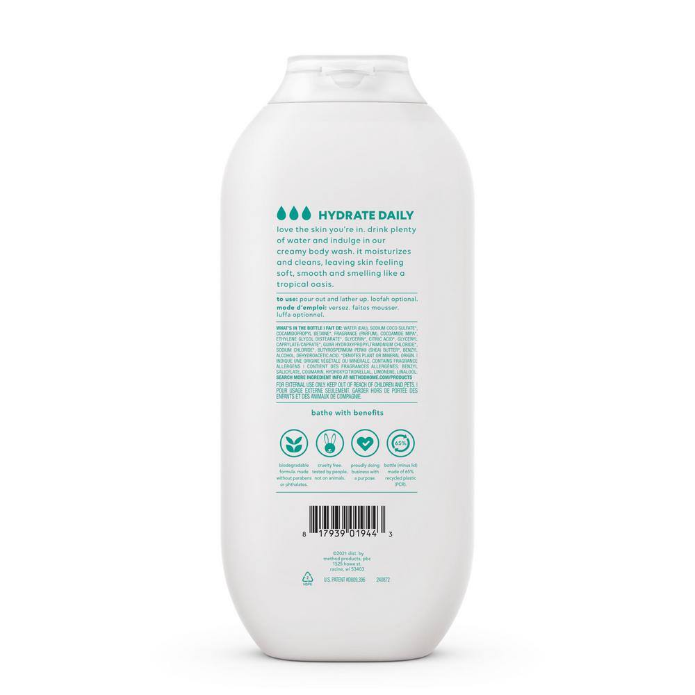 Method 18 oz. Hydrating Coconut Milk Bodywash 341917