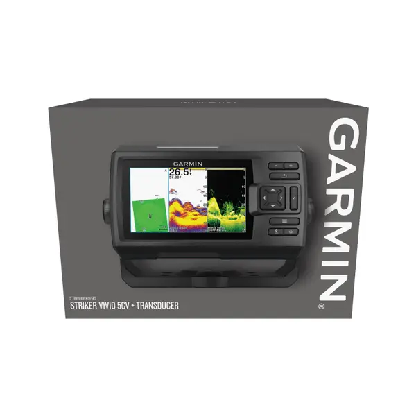 Garmin STRIKER Vivid 5cv GT20-TM Transducer Fish Finder