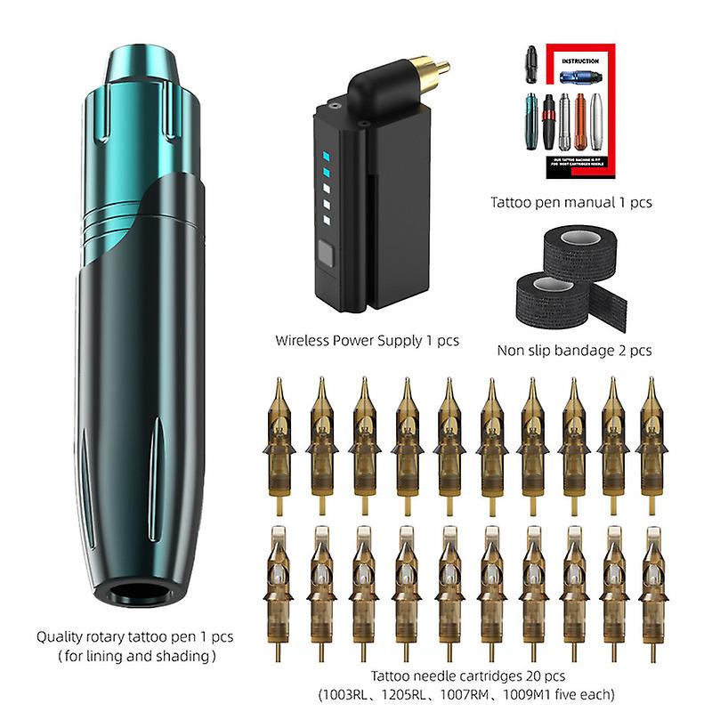 Wireless Battery Tattoo Pen Motor Tattoo Machine Set Full Set Of Tattoo Battery Pen Set Tattoo Equipment