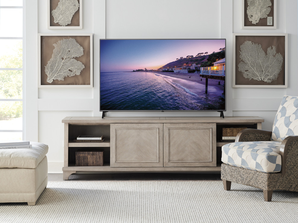 Geoffrey Media Console   Transitional   Entertainment Centers And Tv Stands   by HedgeApple  Houzz