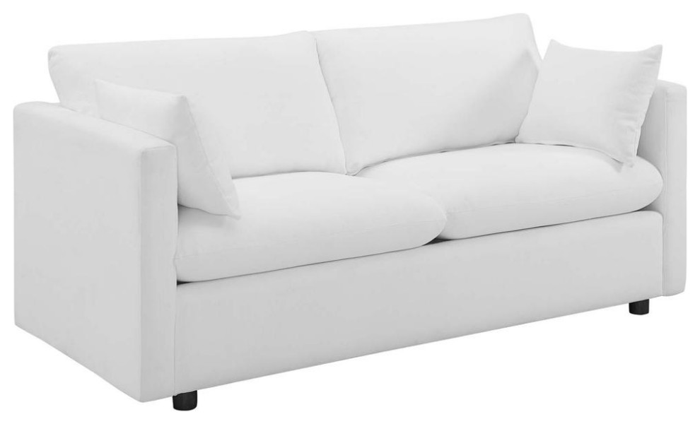 Activate Upholstered Fabric Sofa   Contemporary   Sofas   by BisonOffice  Houzz