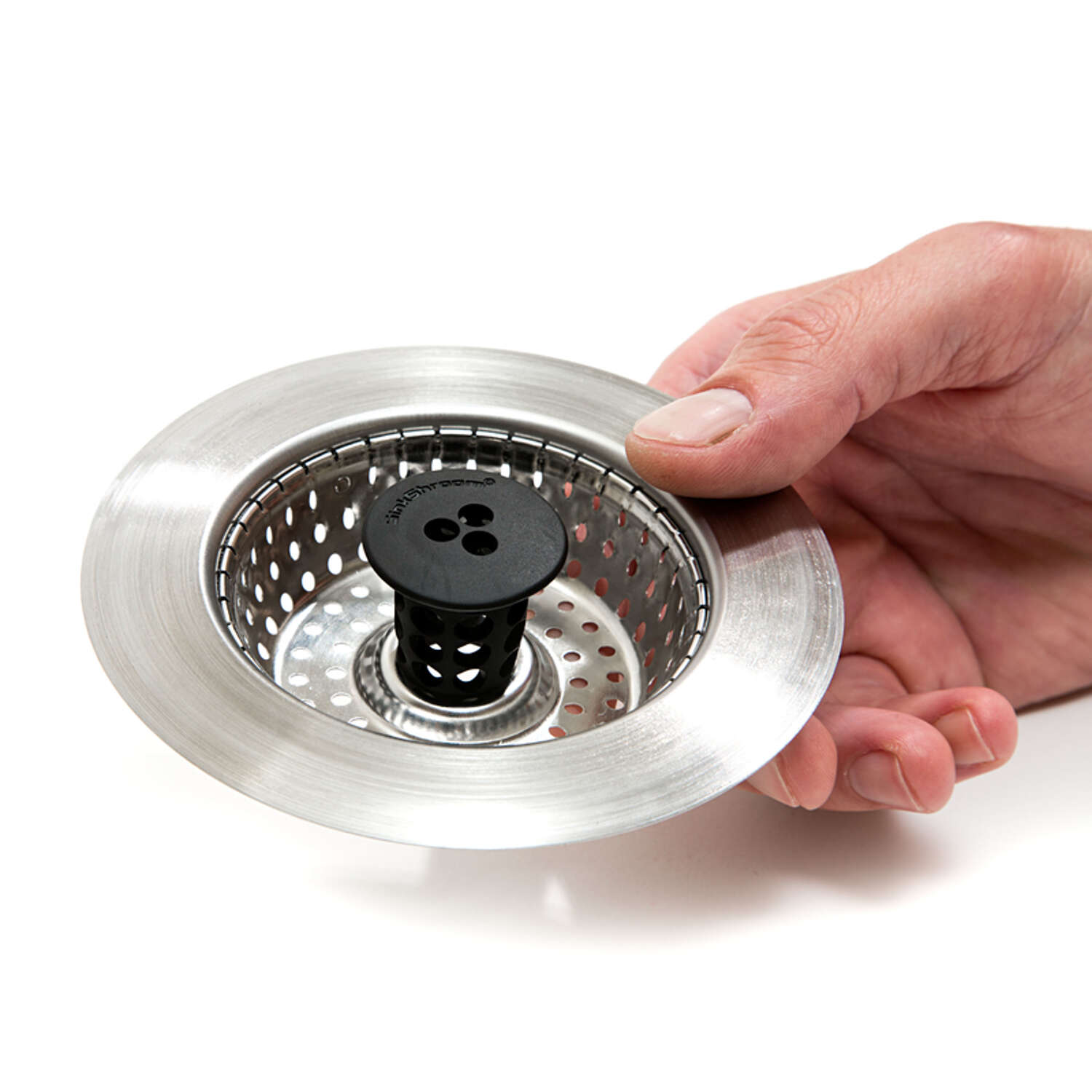 SinkShroom As Seen On TV Chrome Stainless Steel Kitchen Sink Strainer