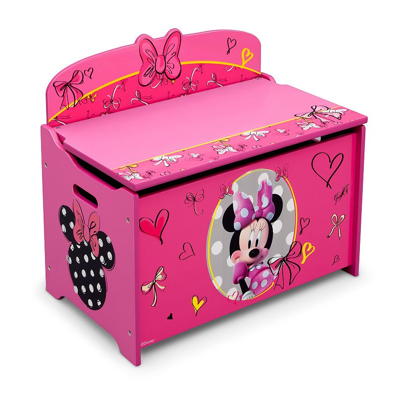 Disney's Minnie Mouse Deluxe Toy Box by Delta Children