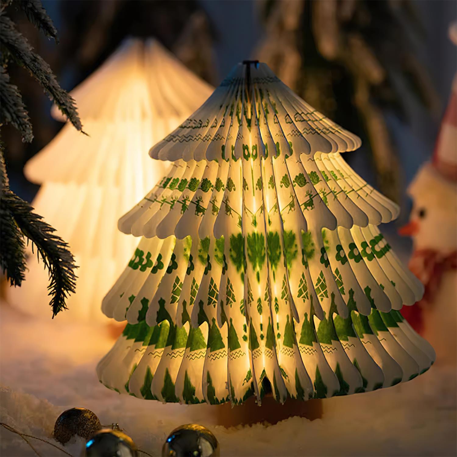 Xmas Tree Fold Table Lamp