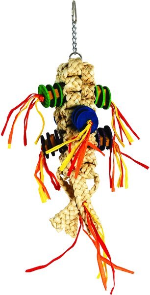 Caitec Featherland Paradise Frond Lanyard Bird Toy