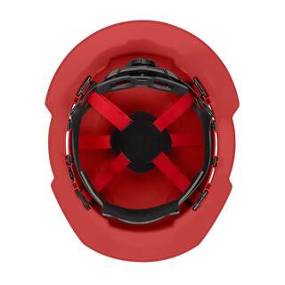 MW BOLT Red Type 1 Class C Full Brim Vented Hard Hat with 6-Point Ratcheting Suspension (10-Pack) 48-73-1229X10