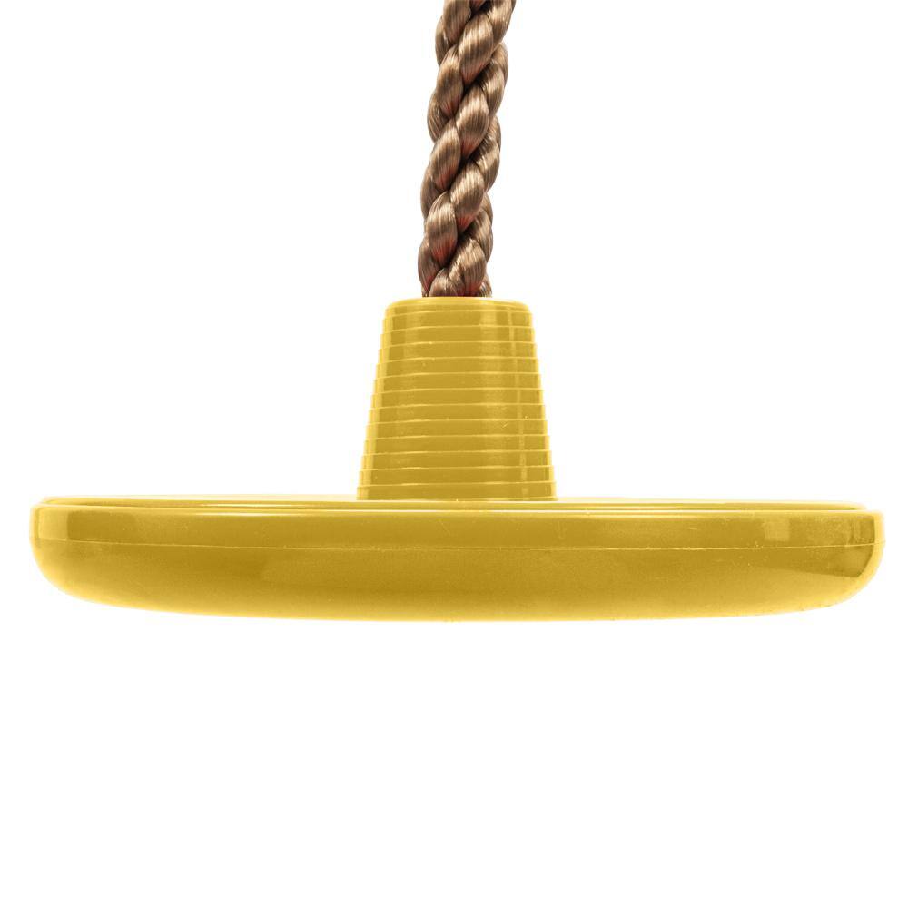 Karl home Climbing Rope Swing Disc Swing for Kids Yellow 890005160270