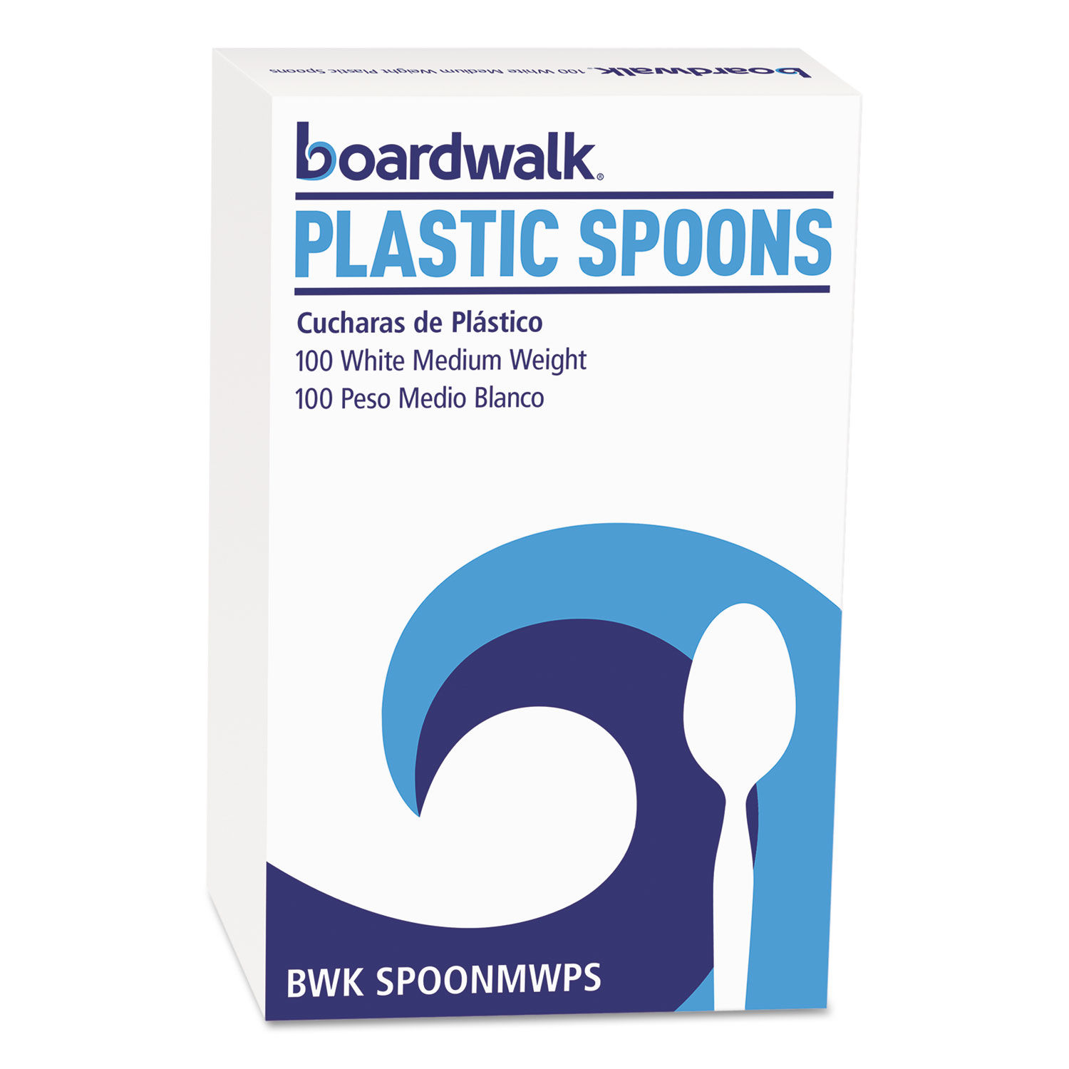 Mediumweight Polystyrene Cutlery by Boardwalkandreg; BWKSPOONMWPSCT