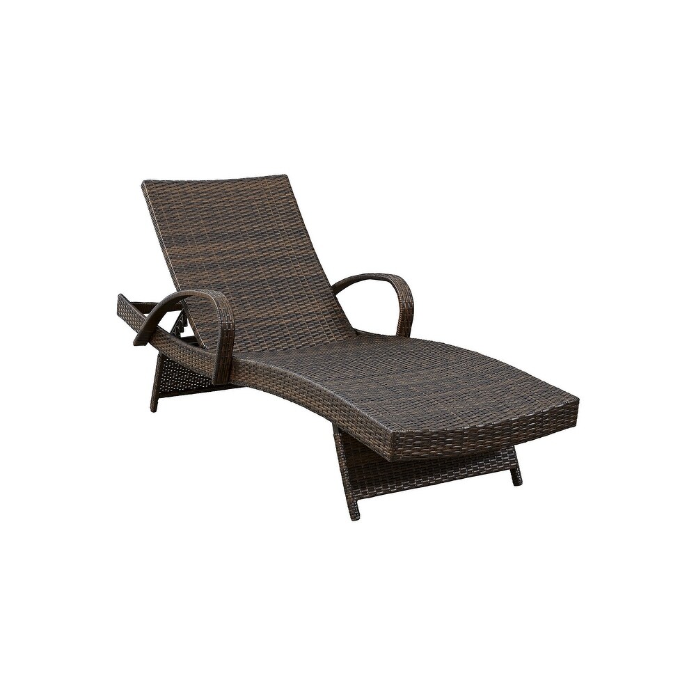 Kantana Brown Outdoor Chaise Lounge  Set of 2   24\