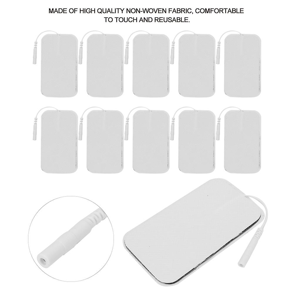 10pcs Electrode Patch Physiotherapy Replacement Pad For Body Massager Machine