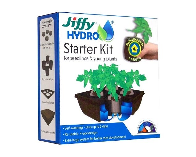 Jiffy Hydro Seedling Hydroponic Starter Kit - JH4-9