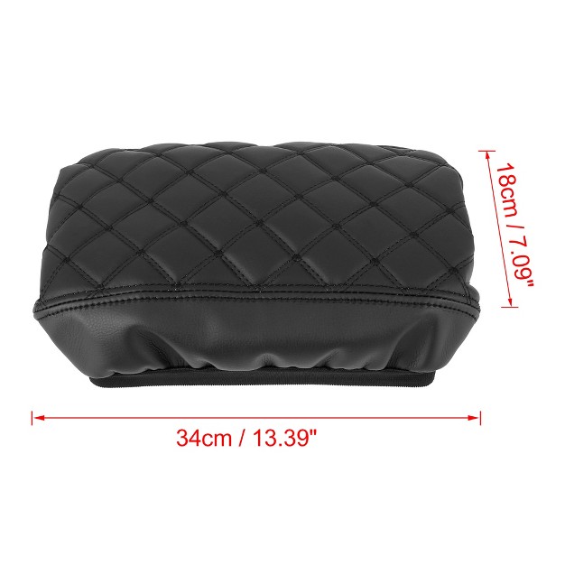 Unique Bargains Armrest Cover Pad Center Console Cover Replacement Black For Nissan Altima 2008 2012