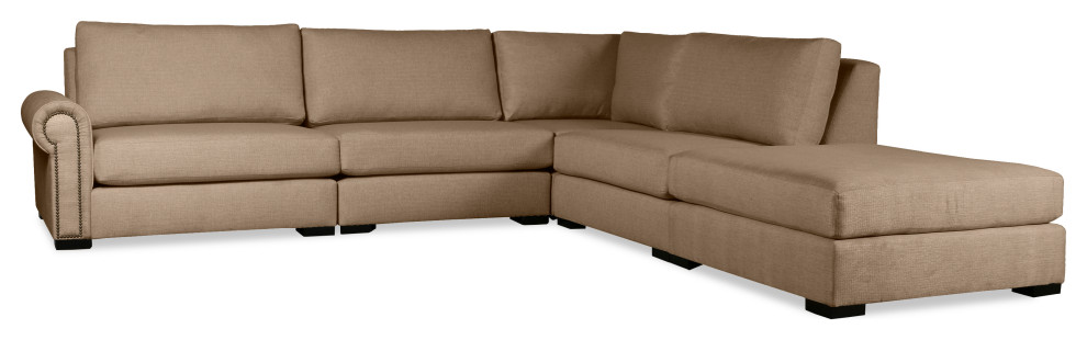 Nativa Interiors Sylviane Sectional Mini   Transitional   Sectional Sofas   by Nativa Interiors  Houzz