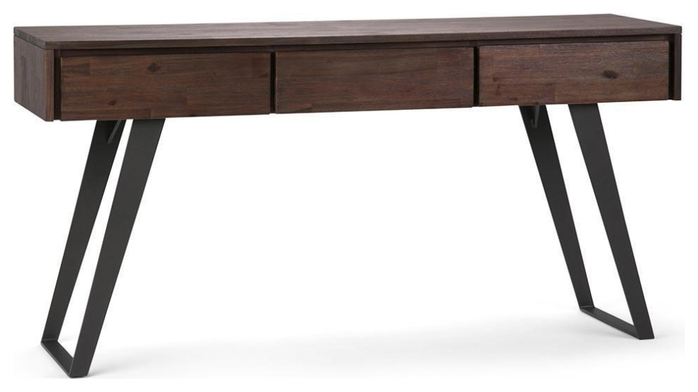 Lowry Console Sofa Table In Acacia   Coffee Table Sets   by Dot  ampBo  Houzz