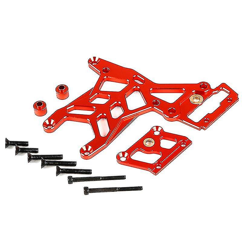 Rear Upper Connecting Plate Set Compatible With 1/5 Hpi Rovan Km Baja Rc -red