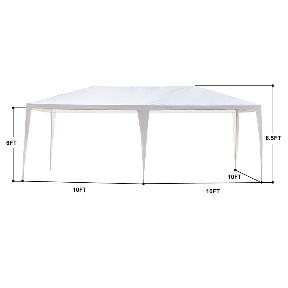 SalonMore 10' x 20' Party Tent Wedding Canopy Patio Tent Pavilion w/6 Side Walls 2 Doors