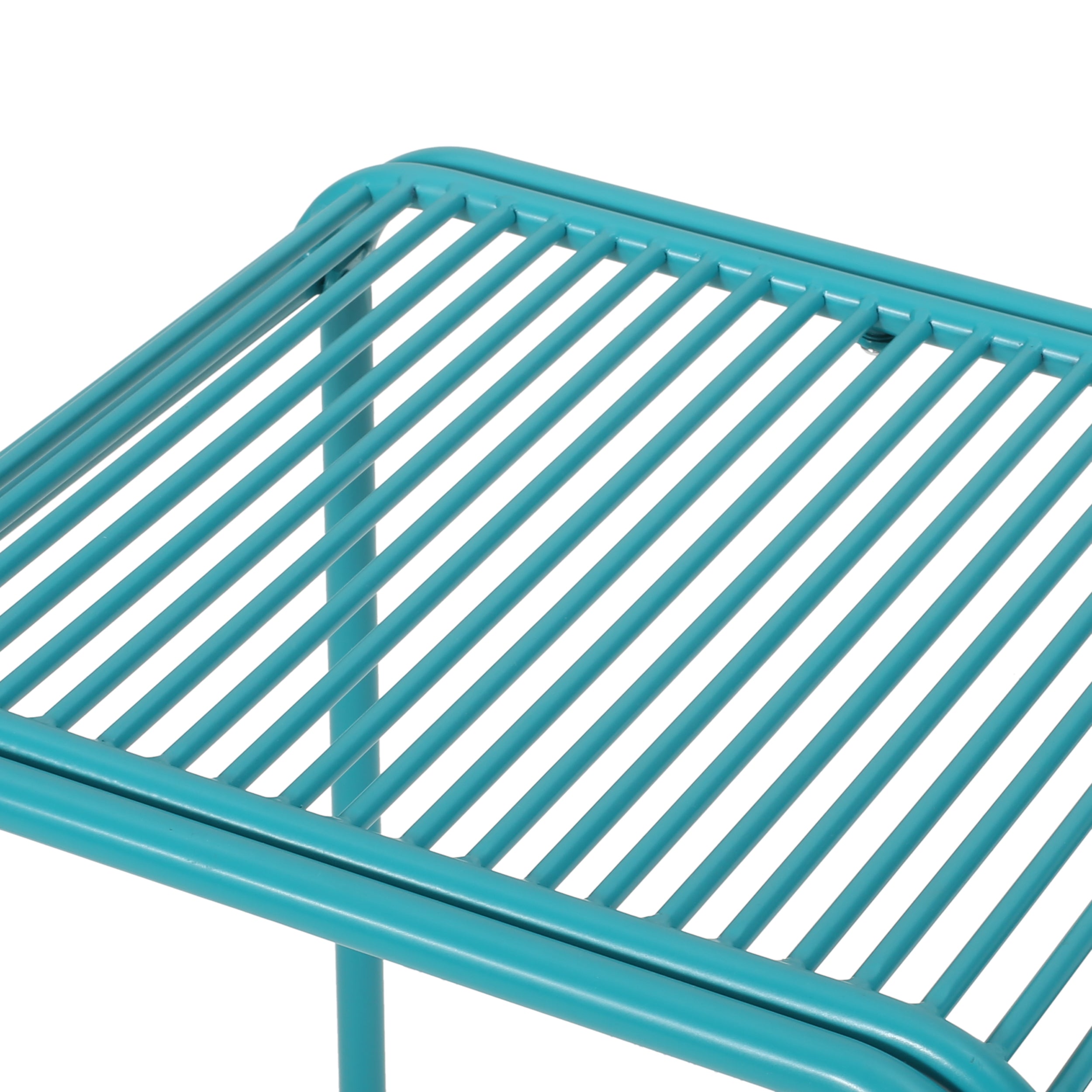 Emily Outdoor Modern Iron Side Table