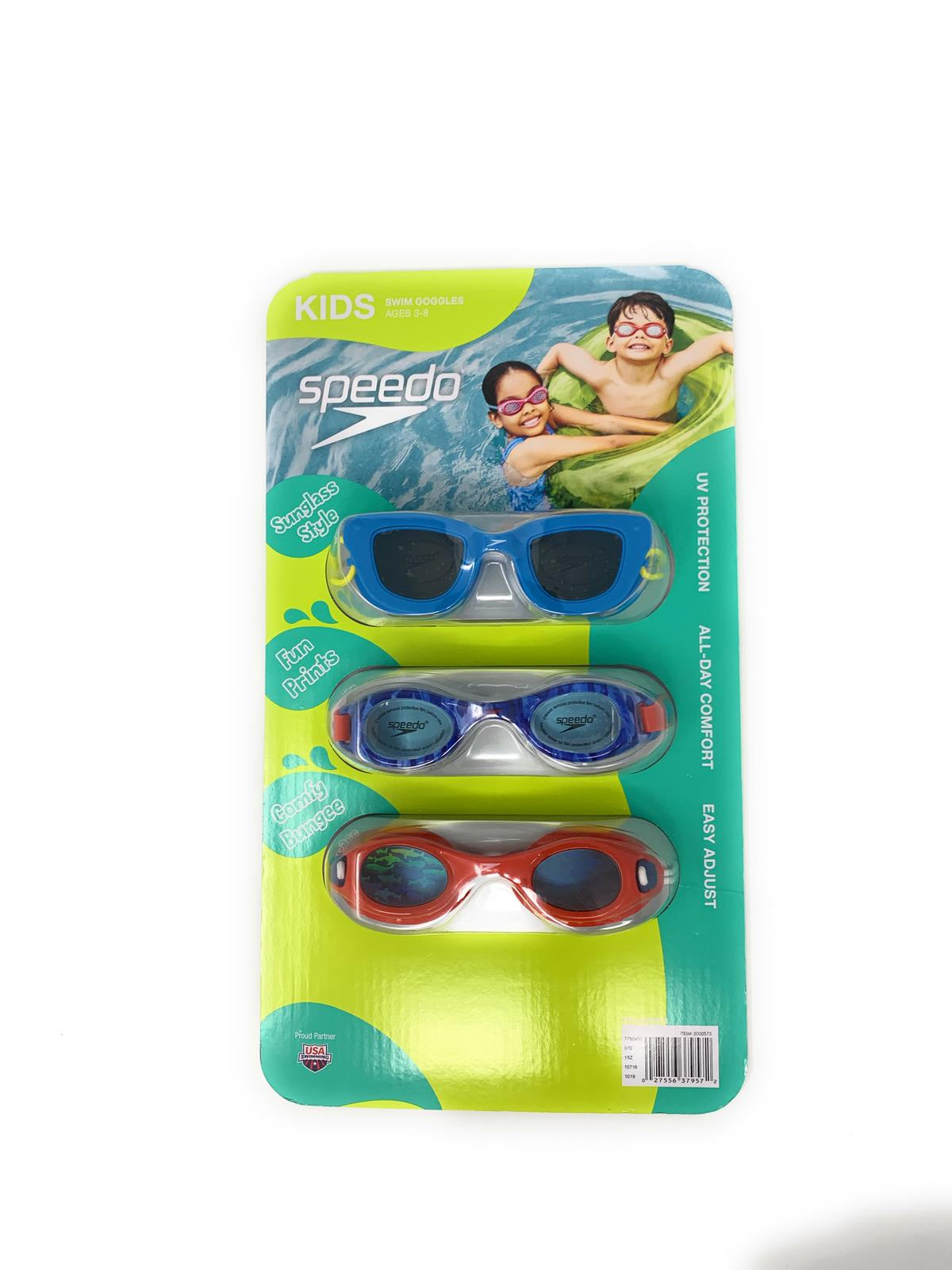 Speedo Kids Swim Goggles 3 pack