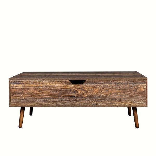 Lift Top Coffee Table with 2 Storage Drawers