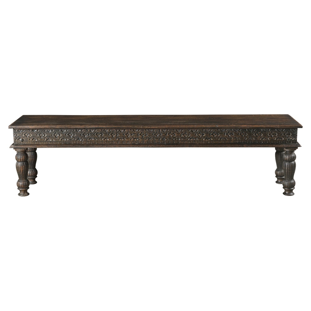 Milton Carved Dining Bench