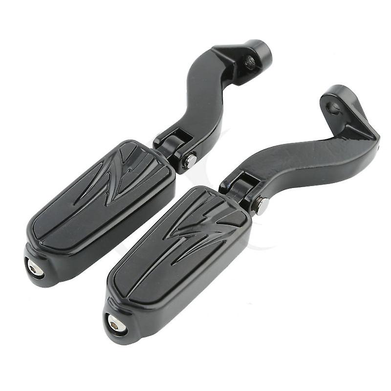 Born Pretty Male Mount Foot Pegs Footrests W/ Brackets For Harley Touring Glide 1993-2016