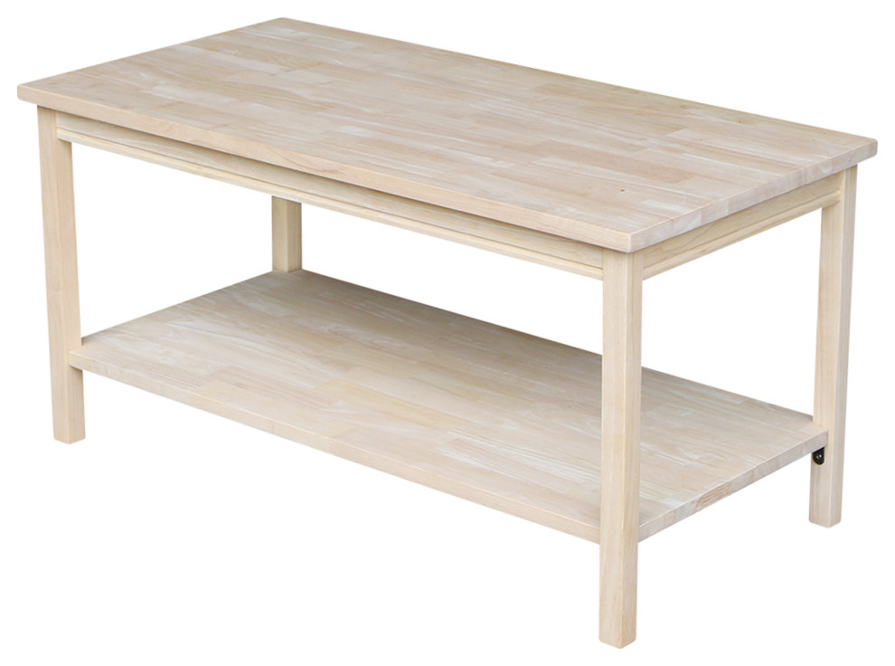 Portman Coffee Table   Transitional   Coffee Tables   by International Concepts  Houzz