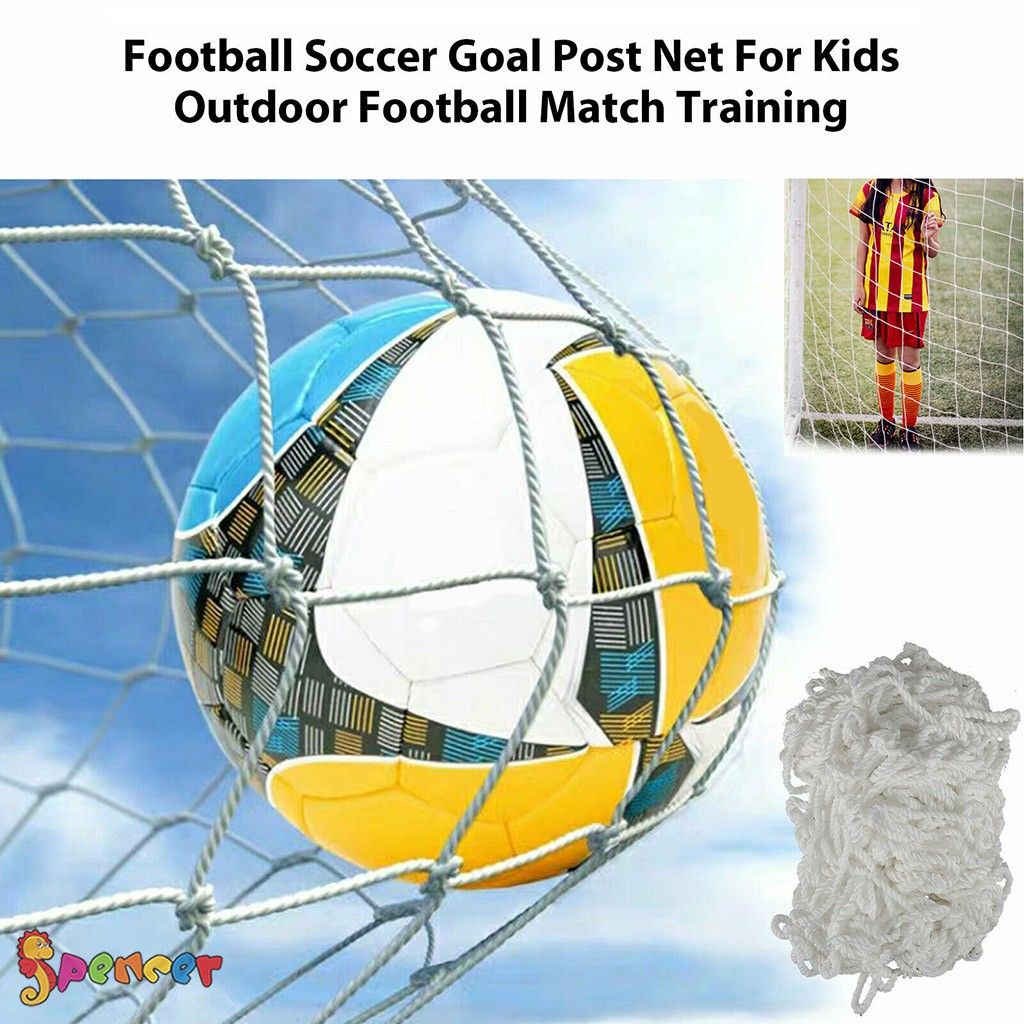 Spencer 7.8 X 5.9ft Portable Football Soccer Goal Post Net Outdoor Sports Football Training Kickback Soccer Net for Kids (Net Only)