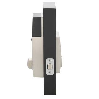 Schlage Century Satin Nickel Electronic Connect Touchscreen Deadbolt with Alarm - Z-Wave Plus Enabled BE469ZP V CEN 619