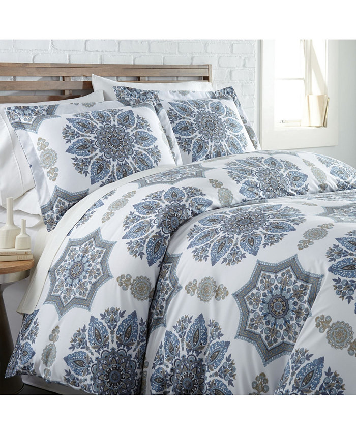 Southshore Fine Linens Infinity Reversible Duvet Cover and Sham Set， Twin