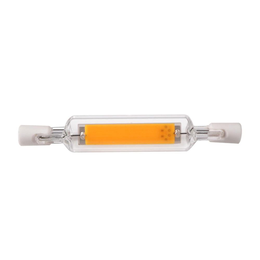 Glass Tube R7s Cob Light-emitting Diode Bulb 78mm 5w Warm White Ac110v Replace Halogen Lamp