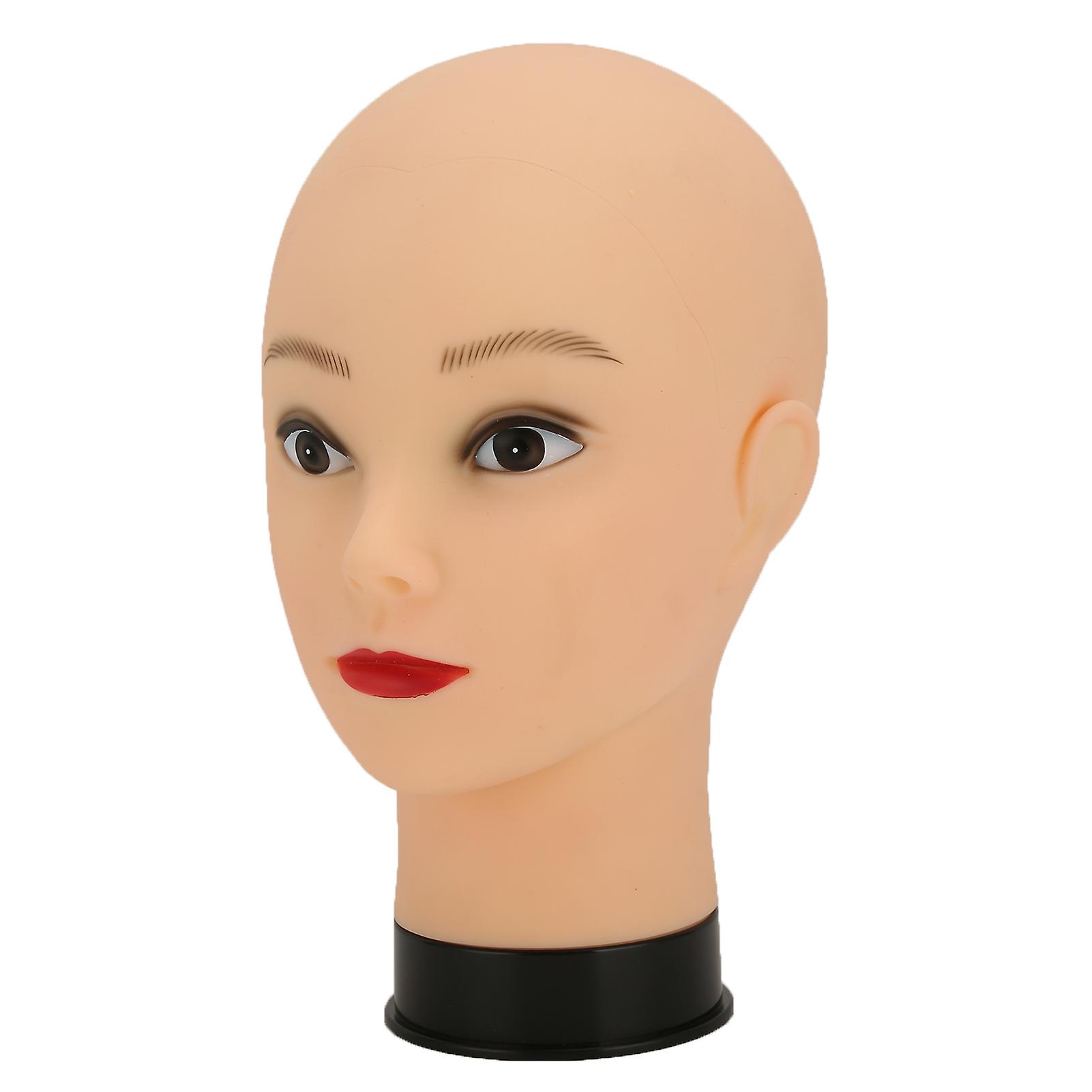 Bald Mannequin Head Professional Glasses Hat Manikin Display Head For Wig Making