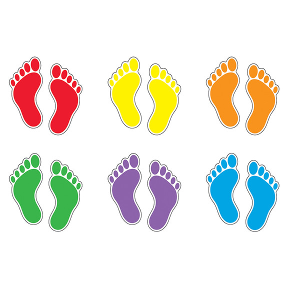 Trend Enterprises T 10929 Footprints Variety Pk Cl...