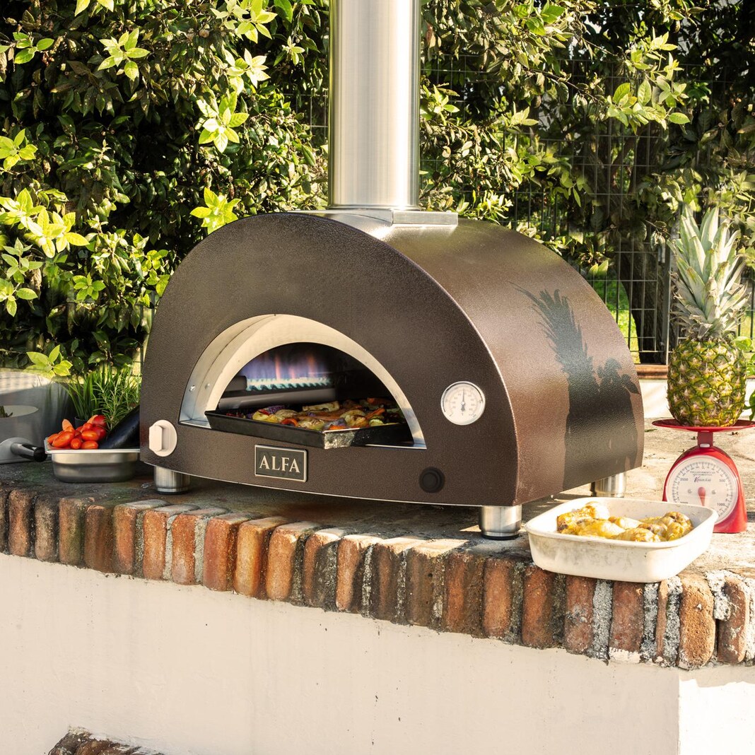 Alfa Nano 19-Inch Outdoor Countertop Propane Gas Pizza Oven