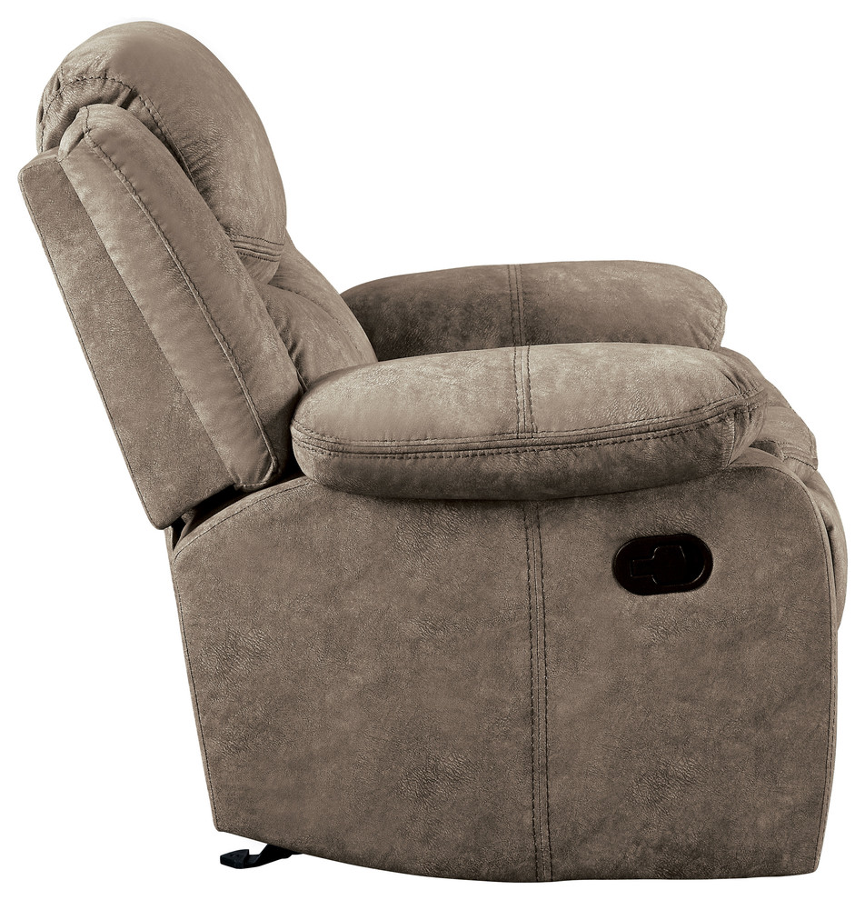 Arden Glider Reclining Chair   Transitional   Recliner Chairs   by Lexicon Home  Houzz