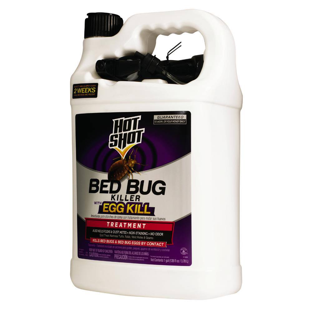 Hot Shot 1 Gal. Ready-to-Use Bed Bug Killer Treatment With Egg Kill HG-96442-1