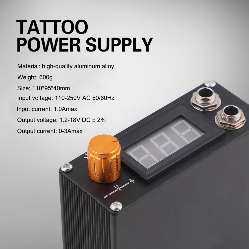 Bluerockt Digital LCD Tattoo Power Supply