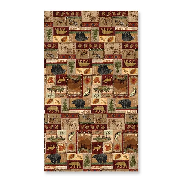 Laural Home Lodge Collage Rectangle Tablecloth