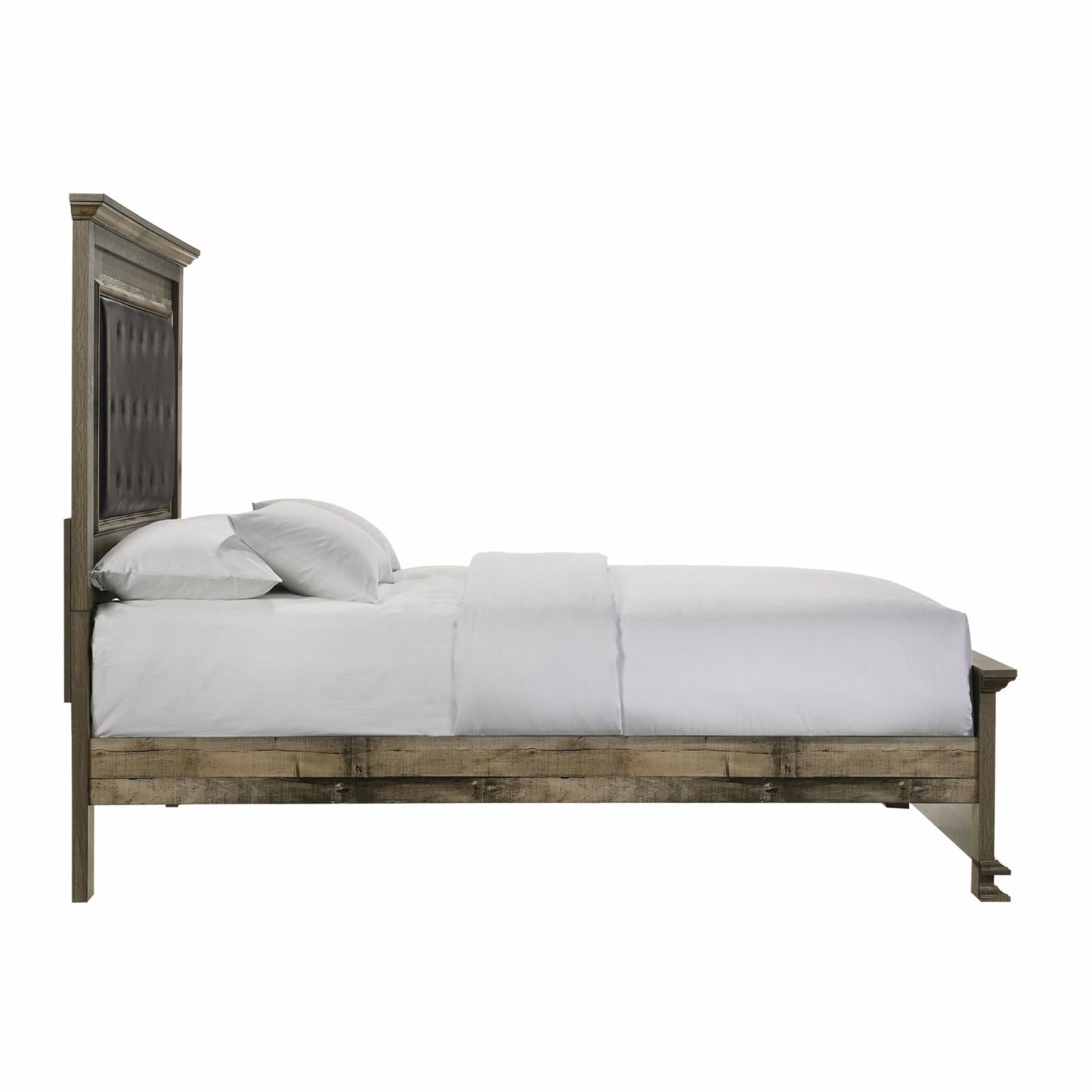 Picket House Furnishings Shayne Twin Panel Bed in Drift