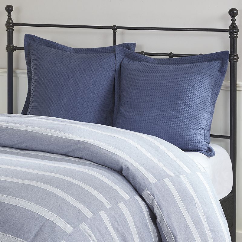 Madison Park Signature Noble Oversized and Overfilled Striped Comforter Set with Throw Pillows