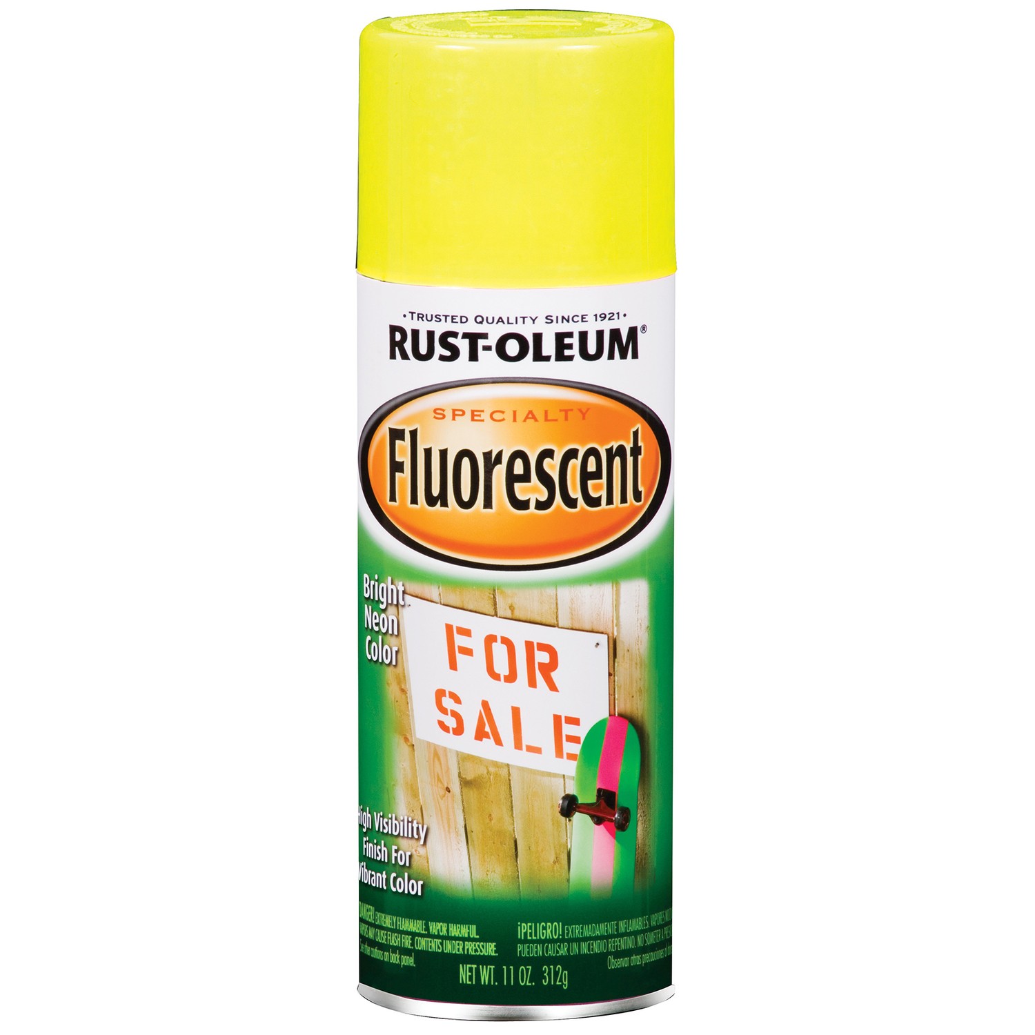 Rust-Oleum Specialty Fluorescent Yellow Spray Paint 11 oz