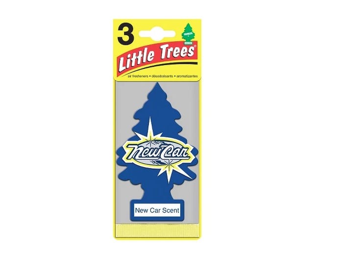 Little Trees New Car Scent Air Freshener 3pk