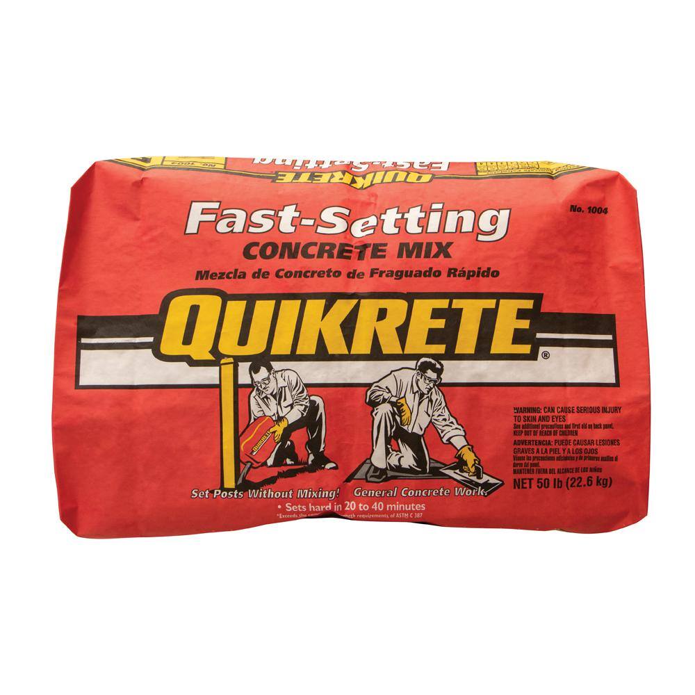 Quikrete 50 lb. Fast-Setting Concrete Mix 100450